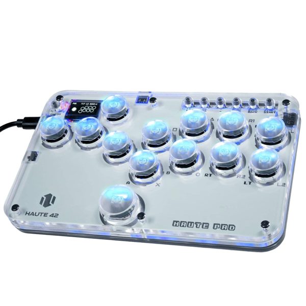 Haute42 G13 히트박스 아케이드 스틱: 13버튼 게이머핑거 RGB, 터보 - PC/Ps3/Ps4/Switch/Steam 용 스트리트 파이터 컨트롤러, 핫스왑 및 SOCD 지원 - 이미지 2