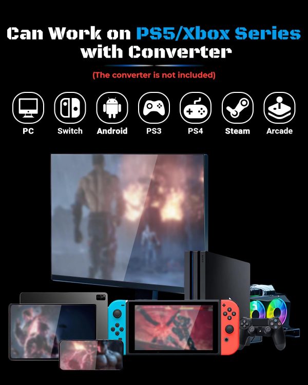 Haute42 B16 Mini Plus 파이트스틱 히트박스 레버리스 컨트롤러 미니 스틱리스 아케이드 스틱 PC/Ps3/Ps4/Switch 아케이드 히트박스 컨트롤러 - 이미지 6